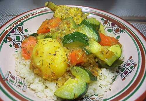 Tajine de poulet aux légumes - la cuisine de josette