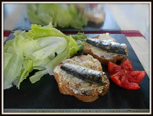 Tartinade de sardines - la cuisine de josette