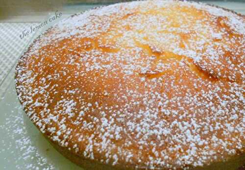 The lemon cake - la cuisine de josette