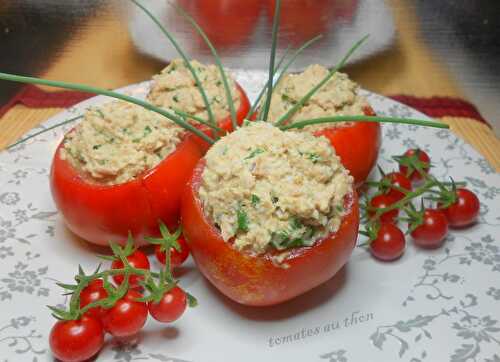 Tomates au thon - la cuisine de josette