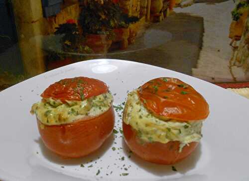 Tomates farcies à la ricotta - la cuisine de josette