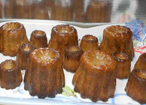 Cannelés à la crème de marron - la cuisine de josette