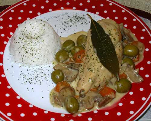 Fricassées de blancs de poulet