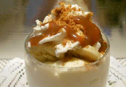 Façon banoffee dans une verrine