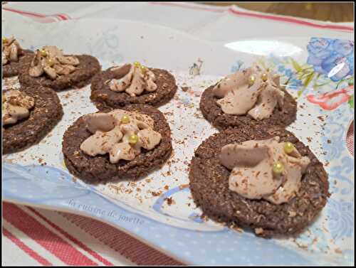 Petits sablés au chocolat cacao et fleur de sel/ autour d'un ingrédient # 91