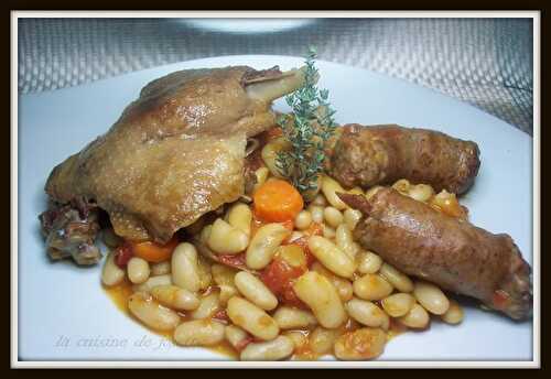 Confit de canard a la toulousaine