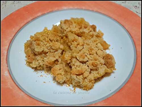 Crumble aux pommes