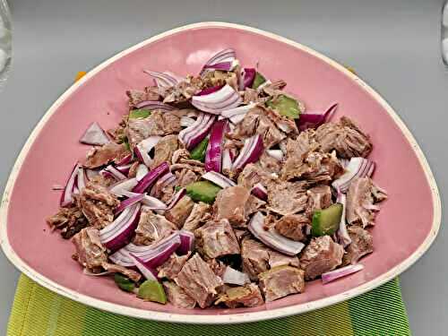 Salade de bœuf ( reste du pot au feu)