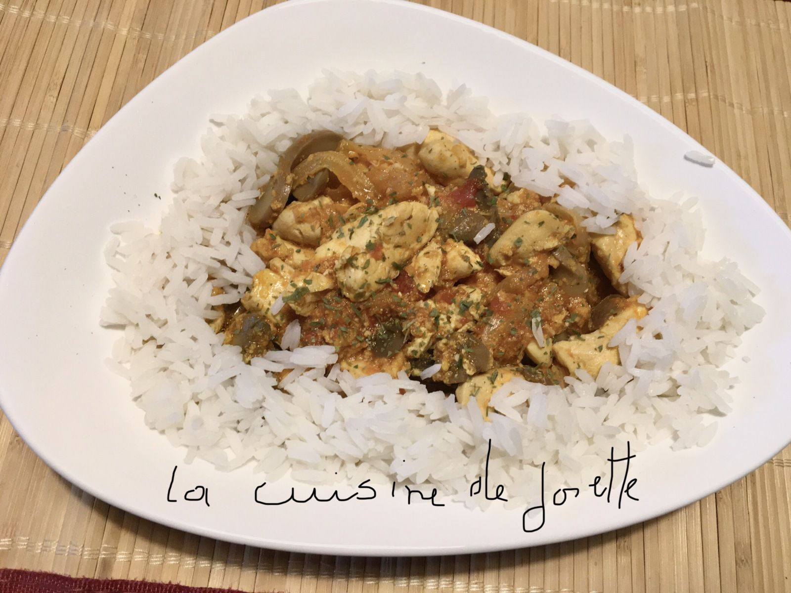 Curry de poulet au skyr / autour d'un ingrédient #119