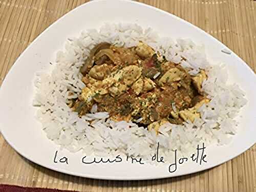 Curry de poulet au skyr / autour d'un ingrédient #119