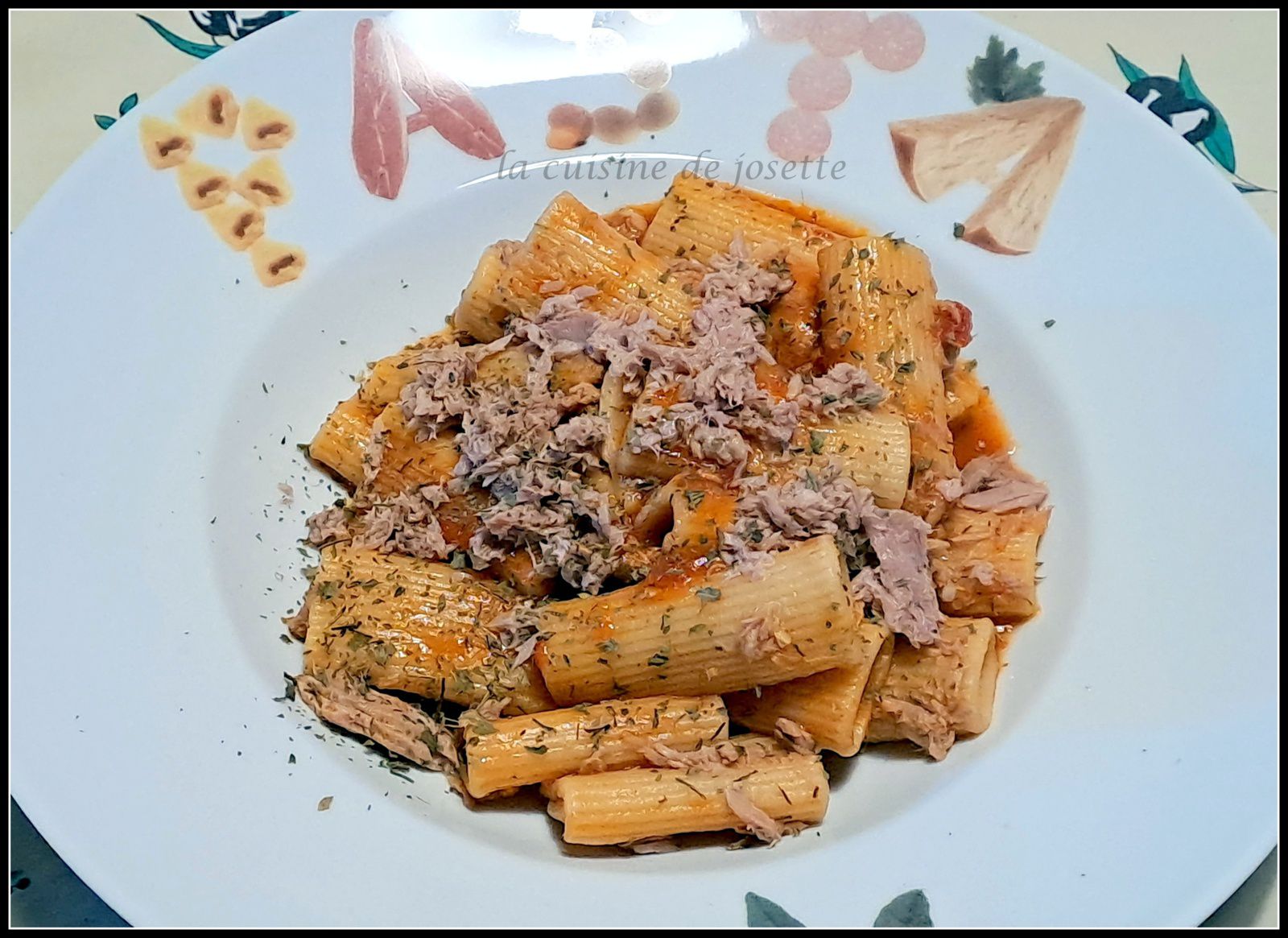  One pot pasta tomate et thon / autour d'un ingredient#120