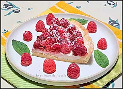 Tarte aux framboises et mascarpone/ autour d'un ingrédient #122