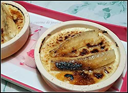Crème brulée à la banane /  autour d'un ingrédient# 124