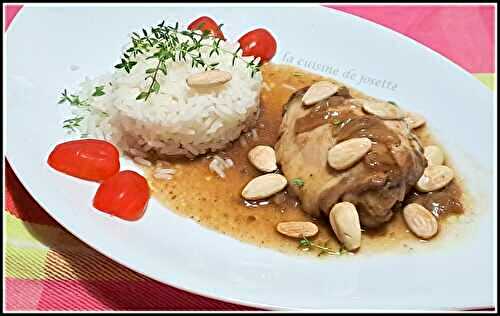 Poulet aux amandes et sauce soja  