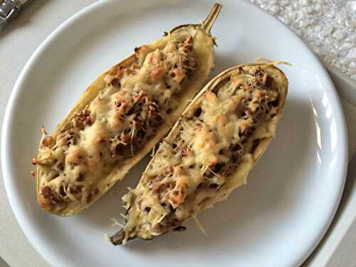 Aubergines blanches farcies