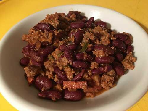 Chili con carne rapide