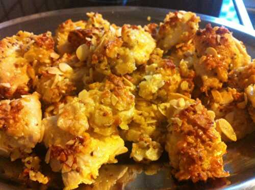 Croquettes de poulet aux amandes - la cuisine de juju