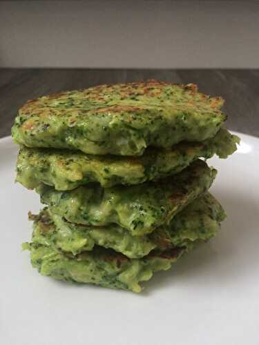 Galettes de brocolis au parmesan