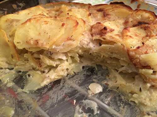 Gratin parmentier aux oignons