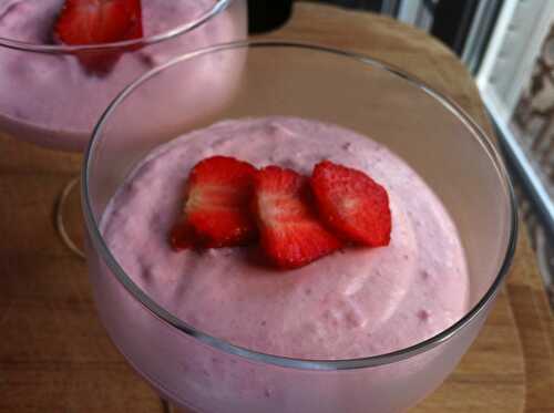 Mousse de fraise