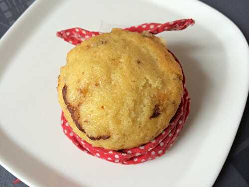 Muffins au pralin et cœur chocolat pour la Foodista challenge #1