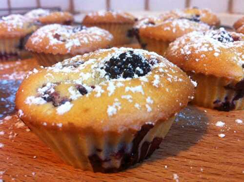 Muffins aux mûres - la cuisine de juju