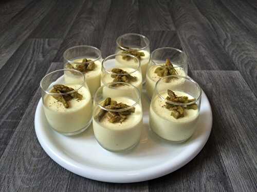 Panna cotta aux deux asperges