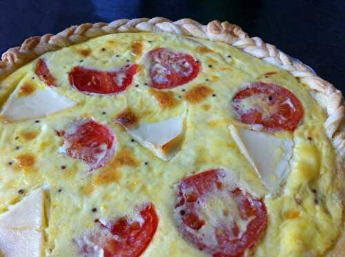 Quiche tomates et vache kiri