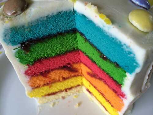 Rainbow cake - la cuisine de juju