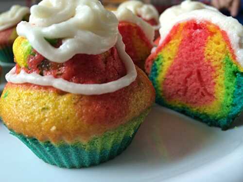 Rainbow Cupcake - la cuisine de juju