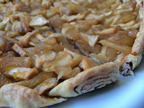 Tarte aux pommes et cannelle