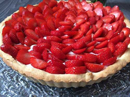 Tarte fraises et mascarpone Foodista Challenge