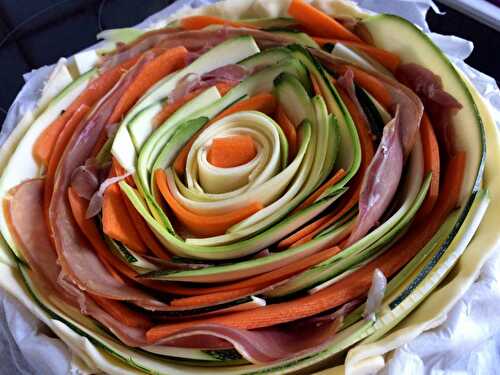 Tarte spirale aux légumes  - la cuisine de juju