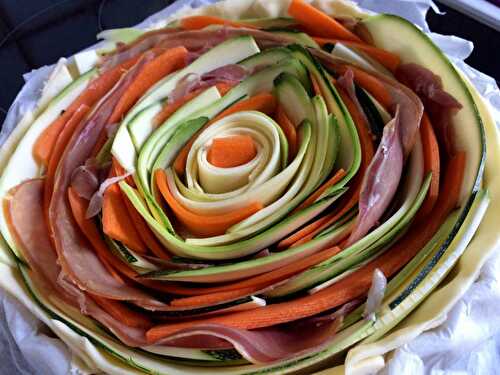 Tarte spirale aux légumes