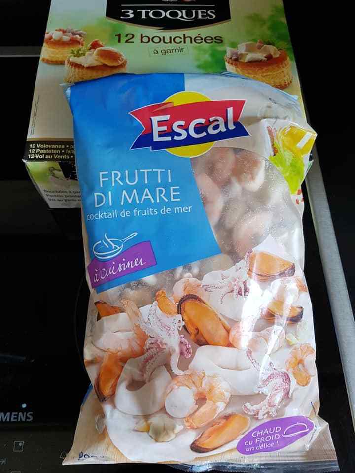 Bouchées a la reine FRUITS DE MER "ESCAL"