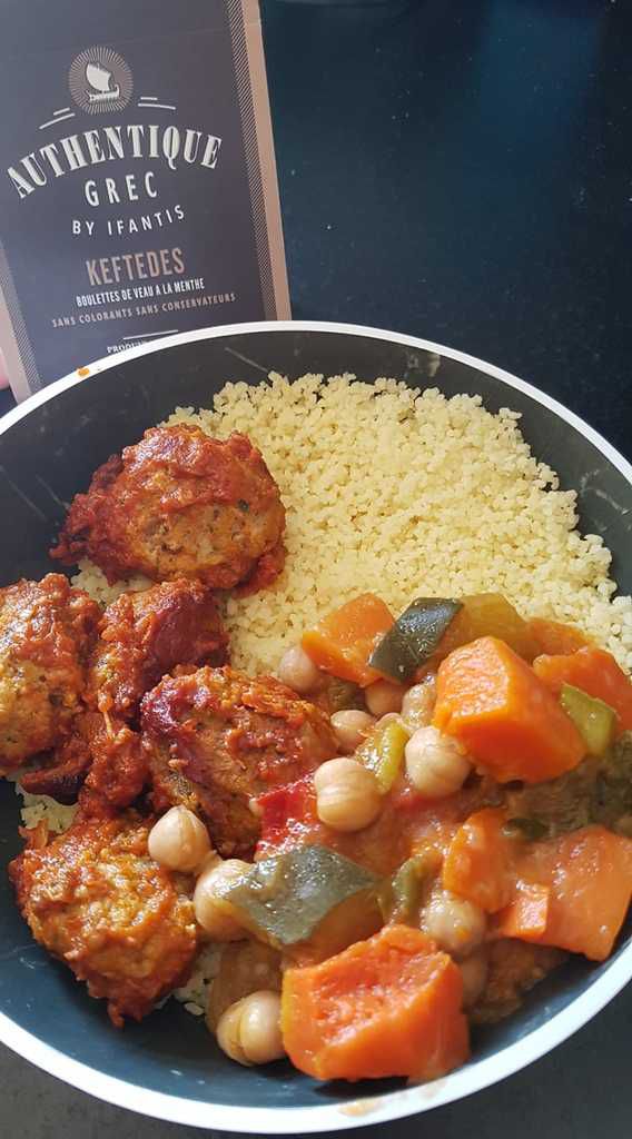 Boulettes de veau a la menthe "keftedes"