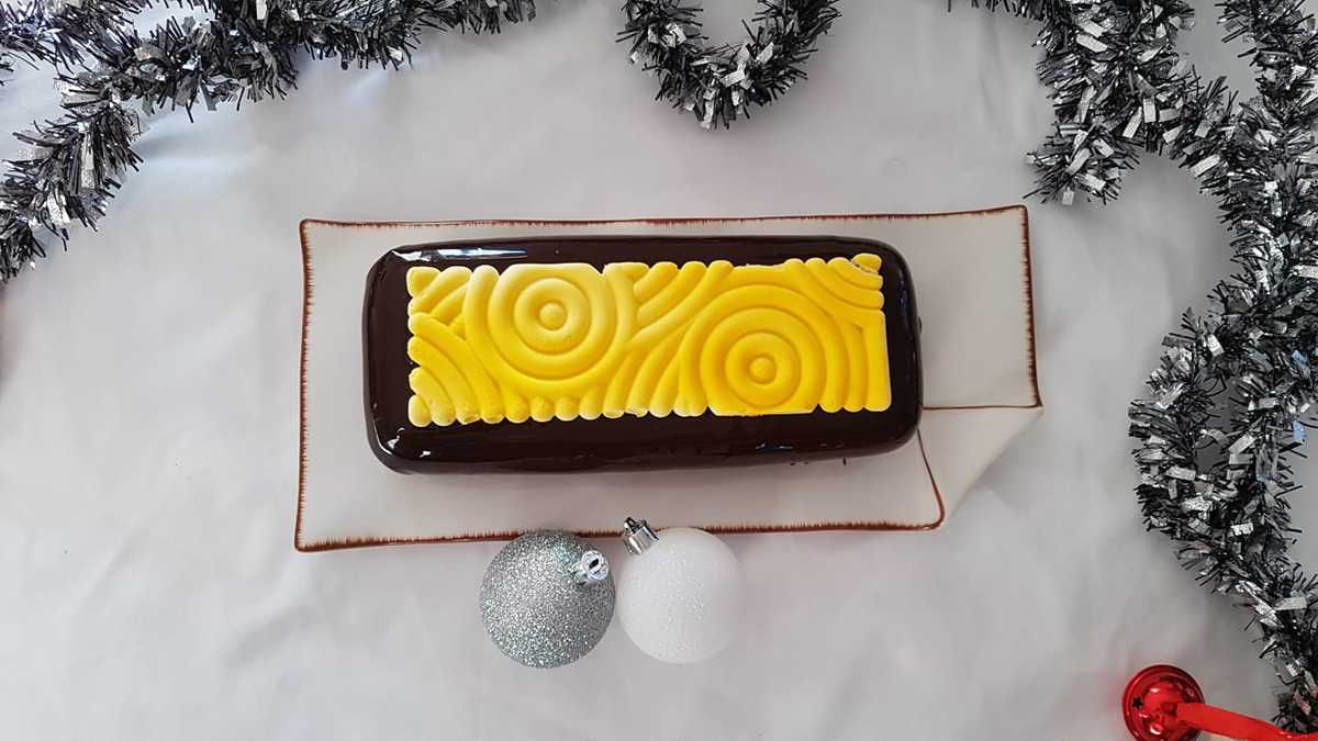 Bûche chocolat/orange