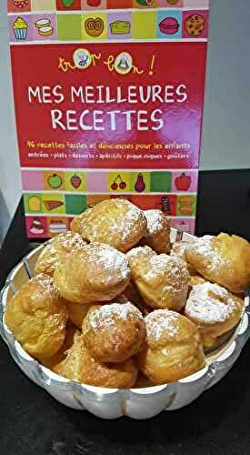 Chouquette recette du livre Mila éditions