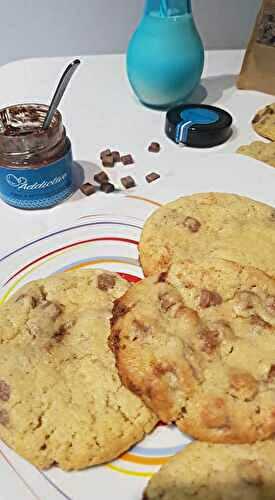 Cookies coulants a la pâte a tartiner