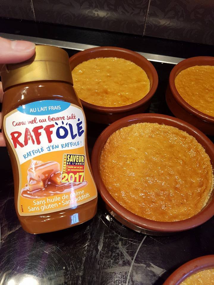 Creme aux oeufs carammel au beurre salé raffolé