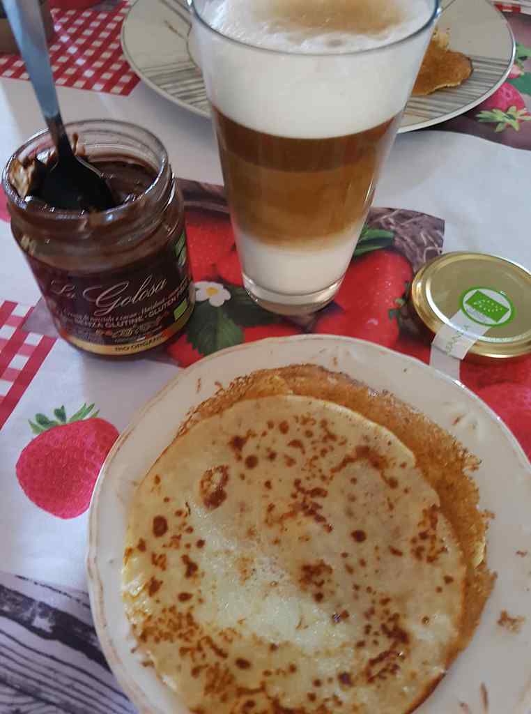 Crêpes avec pâte a tartiner Kazidomi