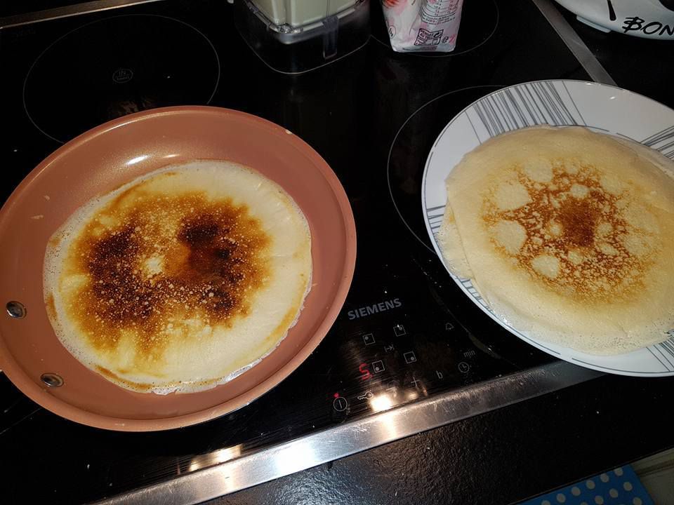 Crêpes ( essai poêle Idée stylée)