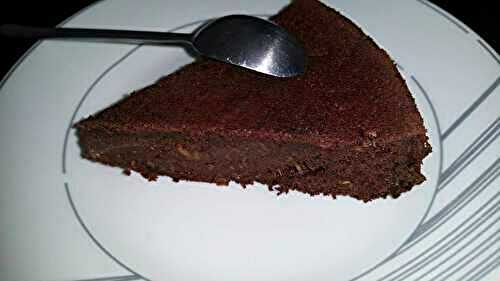 Gâteau au chocolat et courgette sans beurre sans sucre