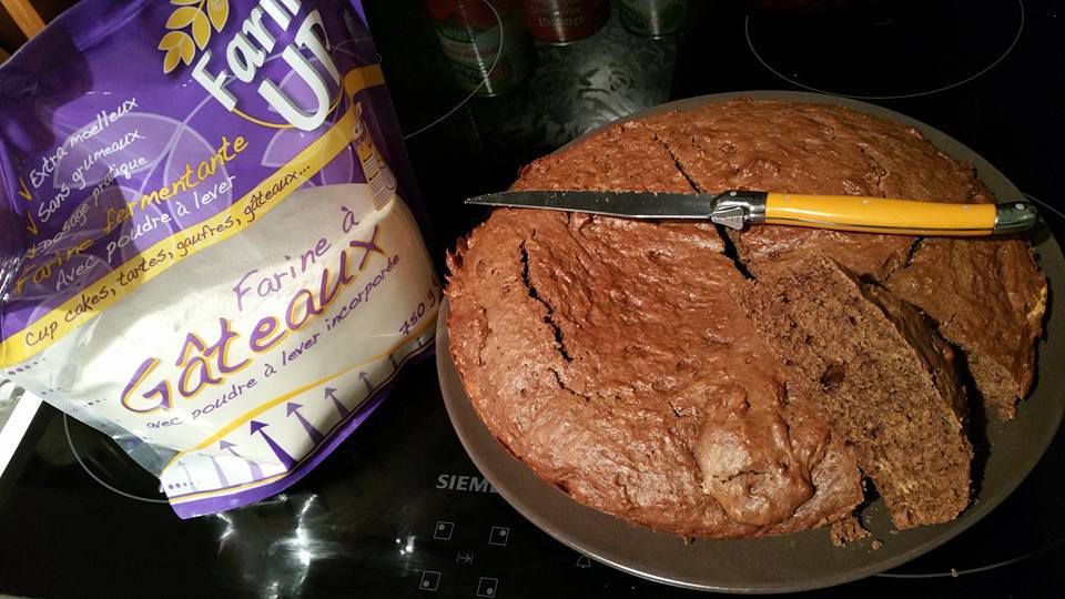 Gâteau au yaourt et spéculoos