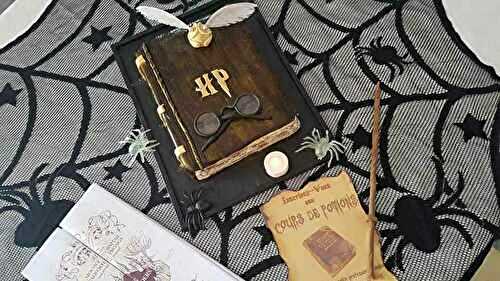 Gâteau livre harry potter