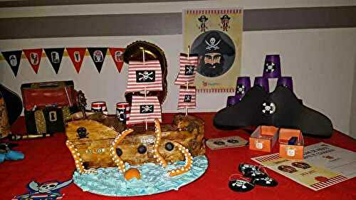 Gâteau pirate activité Happykidsbox