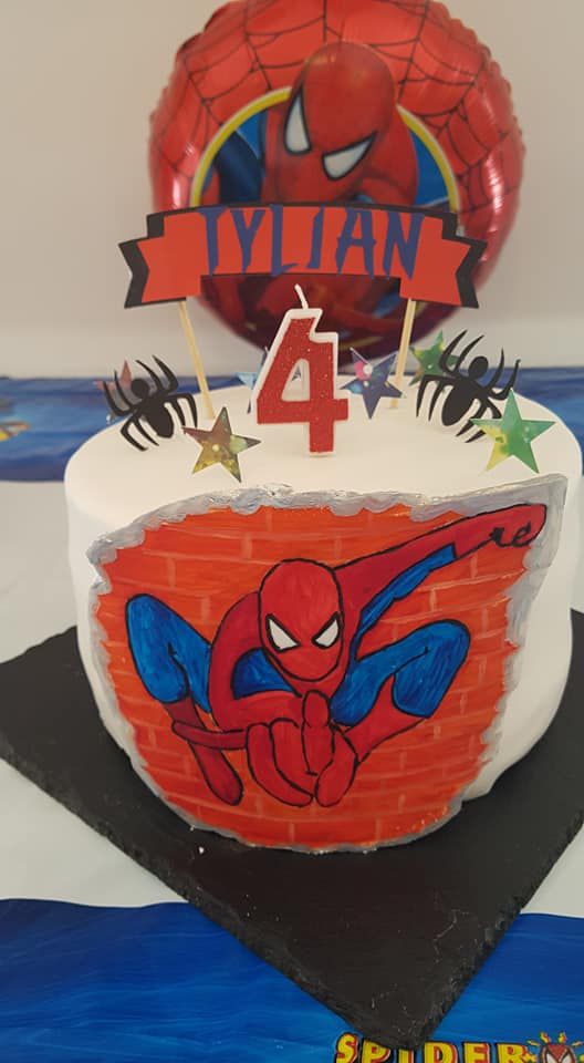 Gâteau spiderman