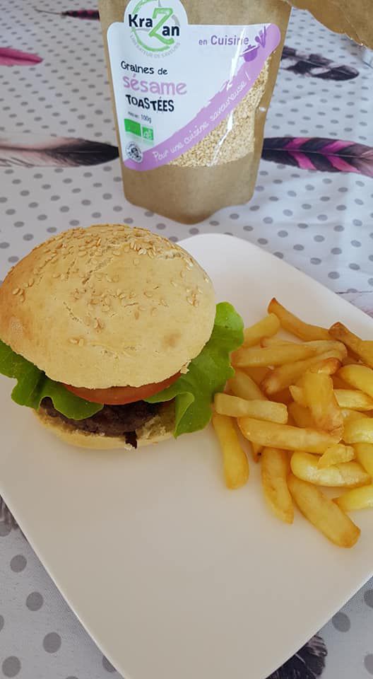 Hamburger ( graines sésames krazan)