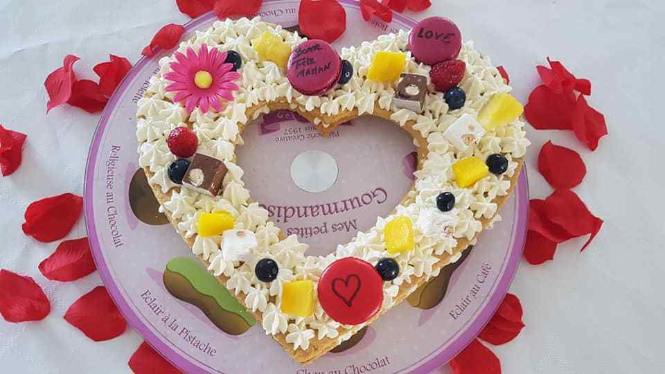 Heart cake ( fête des mères )