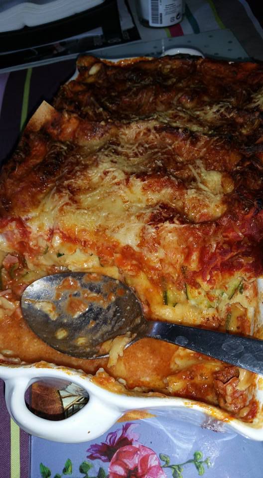 Lasagnes courgettes jambon